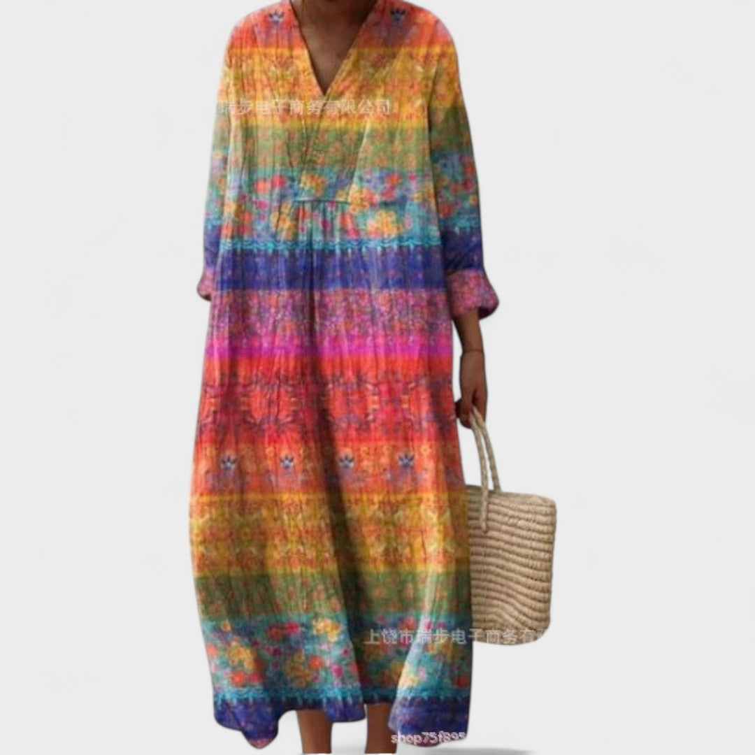 Seda - Sanatsal Boho Elbise