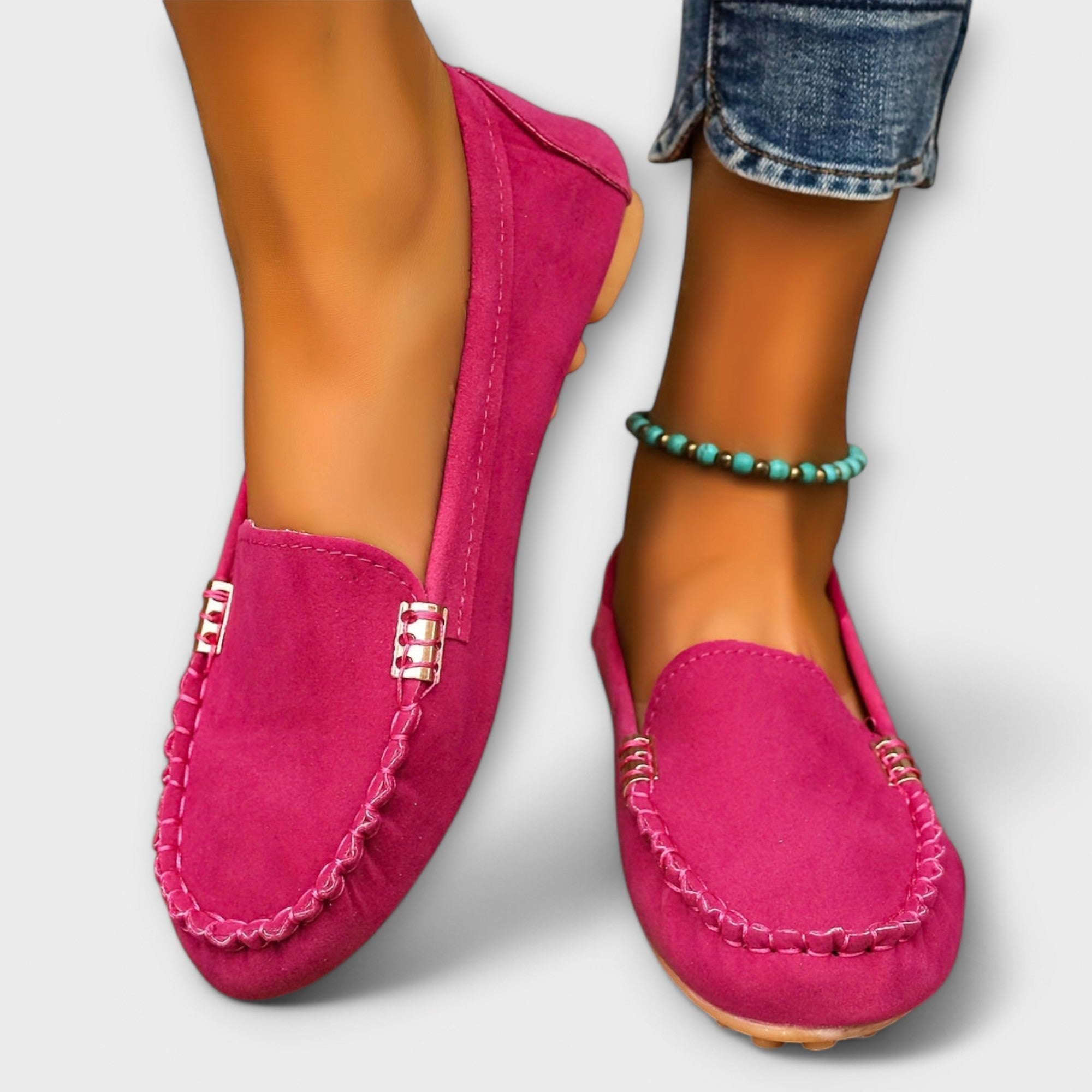 İnci - Çakmaqlı Slip-On Loafer