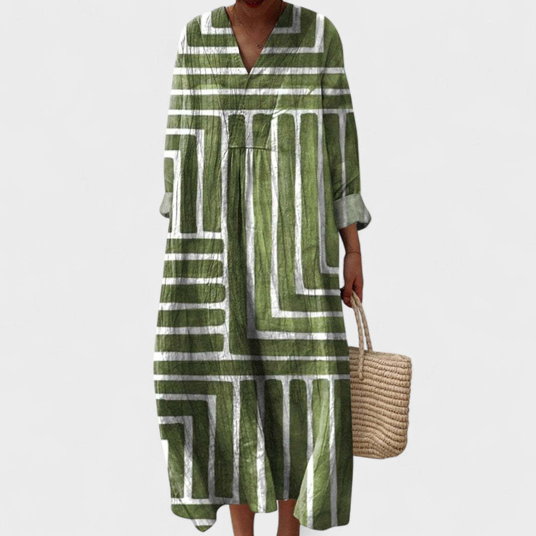 Seda - Sanatsal Boho Elbise